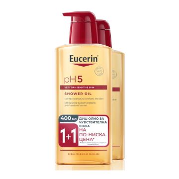 Eucerin pH5 Промо комплект Душ-олио за тяло за чувствителна кожа 2x400 мл