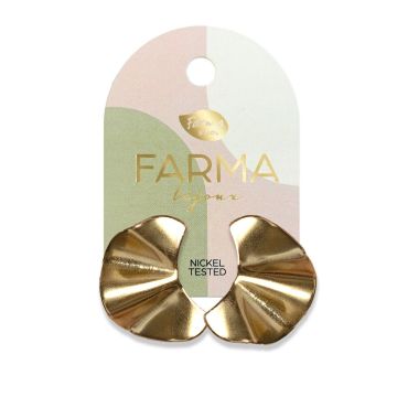 Farma Bijoux Хипоалергенни обеци във форма на ветрило