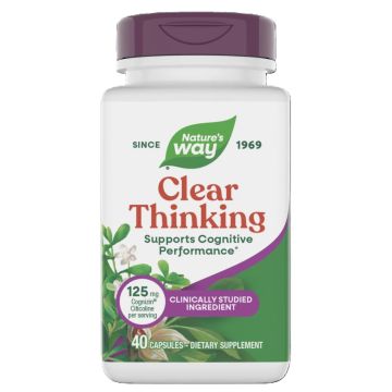 Clear Thinking Памет и концентрация х40 капсули Nature’s Way