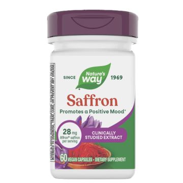 Affron Шафран при тревожност и понижено настроение 28 mg х60 веган капсули Nature’s Way