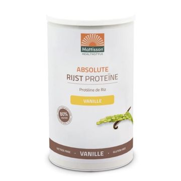 Оризов протеин на прах, с вкус на ванилия х500 г Mattisson Healthstyle
