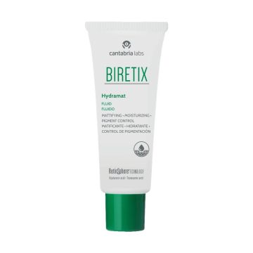 Cantabria Labs Biretix Hydramat Флуид с хидратиращо, матиращо и депигментиращо действие за мазна кожа с несъвършенства x50 мл