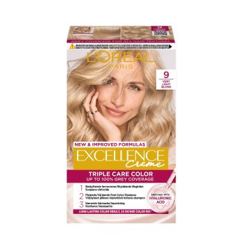 Loreal Paris Excellence Creme Крем боя за коса, N9 Естествено светло рус