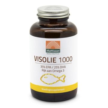 Рибено масло 1000 mg EPA 350 mg/ DHA 250 mg х90 капсули Mattisson Healthstyle