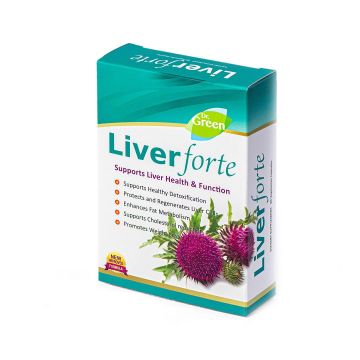 Liver Forte За детоксикация и здрав черен дроб х30 капсули Dr. Green