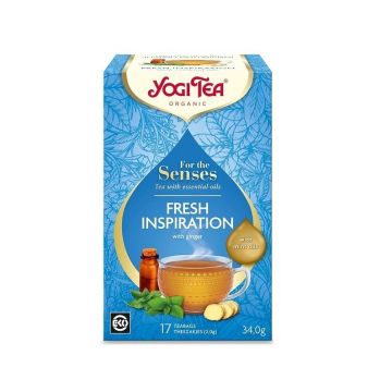 Yogi Tea Био Fresh Inspiration Аюрведичен чай свежо вдъхновение x17 пакетчета