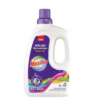 Sano Mix & Wash Течен перилен препарат x3 л, 60 пранета