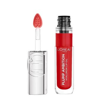Loreal Paris Plump Ambition Олио за по-плътни и гладки устни x5 мл, цвят 380 Rouge In Love