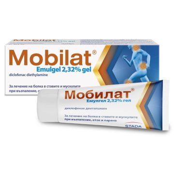 Мобилат емулгел 2,32% гел при болка в стави и мускули х50 г Stada