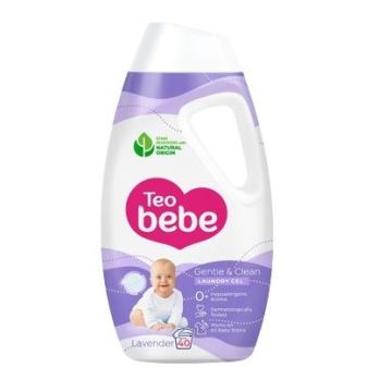 Teo Bebe Gentle & Clean Lavender Течен перилен препарат за бебешки и детски дрехи x1.8 л, 40 пранета