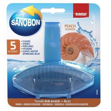 Sano Peach Scented Аромотизатор за тоалетни чинии с аромат на праскова x1 брой