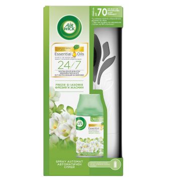 Air Wick Freshmatic Auto Spray Freesia & Jasmine Автоматичен ароматизатор спрей