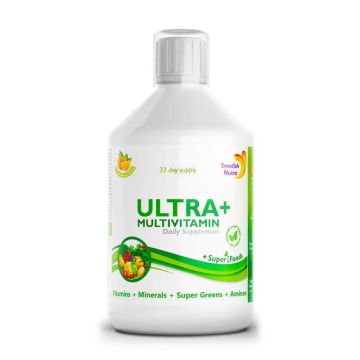 Ultra+ мултивитамини с добавен колаген х500 мл Swedish Nutra