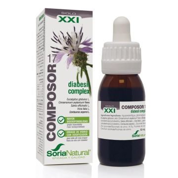 Composor 17 Диабесил комплекс при проблеми с кръвната захар х50 мл Soria Natural