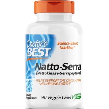 Natto-Serra с натокиназа и серапептаза х90 капсули Doctor's Best