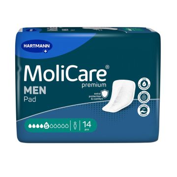 Hartmann MoliCare Men Подложки за мъже 5 капки х14 броя 168069