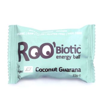 Roobiotic Био суровo енергийнo топче гуарама и кокос без глутен х22 грама