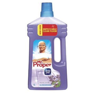 Mr. Proper Lavender Tranquility Почистващ препарат за подове с аромат на лавандула x1 литър