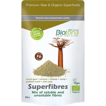 Супер фибри на прах, Био х300 г Biotona