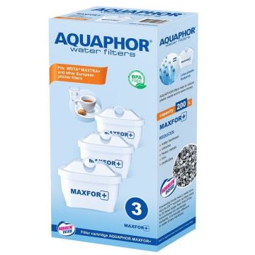 Аквафор Maxfor+ Сменяем филтър за кана, капацитет 200 литра x3 броя