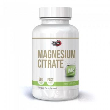 Магнезиев цитрат 200 мг х100 таблетки Pure Nutrition