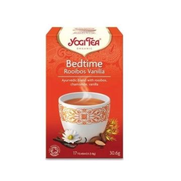 Yogi Tea Био Аюрведичен вечерен чай с ройбос и ванилия x17 пакетчета