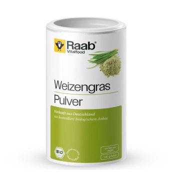 Био пшенична трева на прах x140 грама Raab Vitalfood