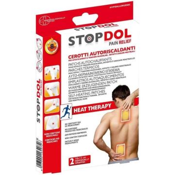 Болкоуспокояващ загряващ пластир 10x13 cm х2 броя Stop Dol