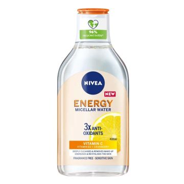 Nivea Energy Мицеларна вода за лице x400 мл