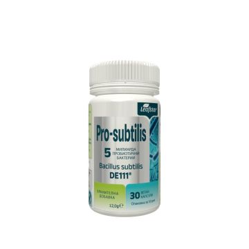 Pro-subtilis Bacillus subtilis DE111 за стомашно-чревния тракт х30 капсули NikSen