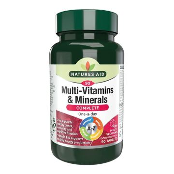Мултивитамини и минерали от А-Я х90 таблетки Natures Aid