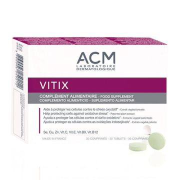 ACM Vitix Антиоксидантни таблетки при витилиго x30 броя