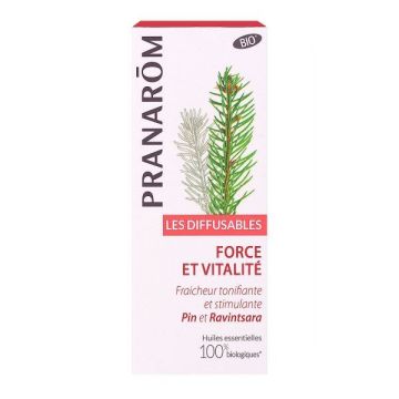 Force and Strength Био комбинация за дифузор за сила и имунитет х30 мл Pranarom