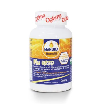 Билкови капсули Флу Урто с мед от Манука х30 капсули Manuka Benefit