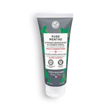 Yves Rocher Pure Menthe Маска за лице с въглен x75 мл