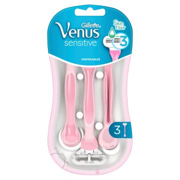 Gillette Venus Sensitive Дамска самобръсначка х3 бр