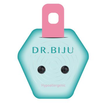 Dr.Biju Хипоалергенни обеци Xirius Graphite 5.3 мм, DXI53C253