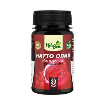Натто Олив - Наттокиназа x30 таблетки, Niksen