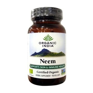 Нийм в подкрепа на имунитета и здравето на кожата x90 капсули Organic India