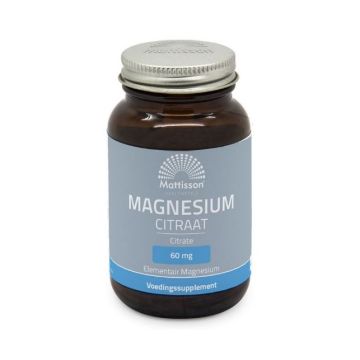 Магнезий цитрат x180 капсули, Mattisson Healthstyle