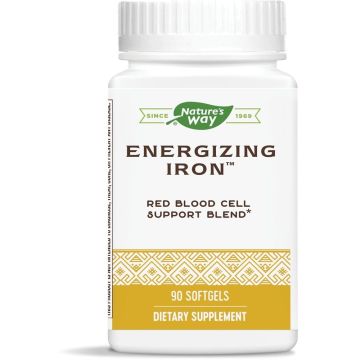 Nature's Way Energizing Iron За повече енергия и издръжливост х90 софтгел капсули