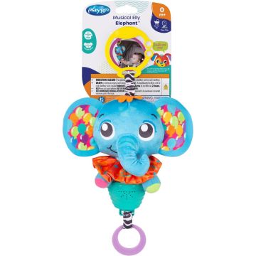 Playgro Музикална играчка Слонче Elly 0м+ - 0451