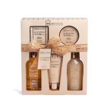 IDC Institute Scented Bath Bronze Комплект за тяло с ванилия и кокос
