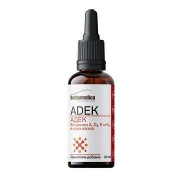 ADEK Витамини А, Д3, Е, К2 х30 мл Herbamedica