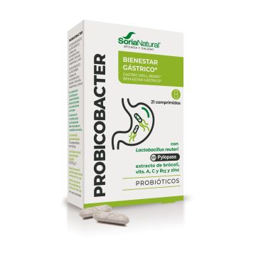 Пробикобактер с Pylopass Пробиотична формула х21 таблетки Soria Natural