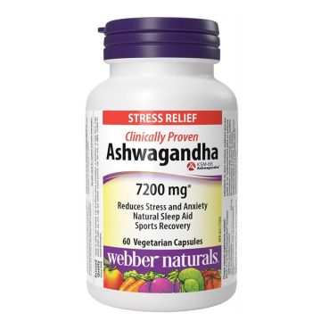Ашваганда за релакс на нервната система х60 капсули Webber Naturals
