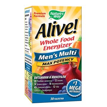 Alive Мултивитамини за мъже x30 таблетки Nature's Way