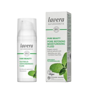 Lavera Bio Pure Beauty Свиващ порите и хидратиращ флуид за лице x50 мл