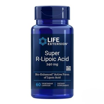 Super R-Lipoic Acid Алфа-липоева киселина 240 mg х60 капсули Life Extension