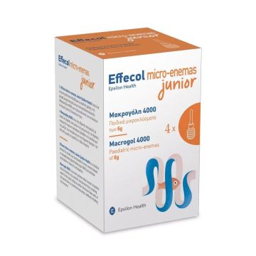 Ефекол Джуниър Мини Клизми за деца 6 g x4 броя Epsilon health